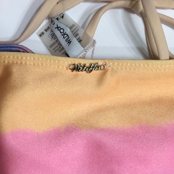 New. WILDFOX/Reef rainbow bikini. XS-too/M-bottom. - Picture 9 of 9